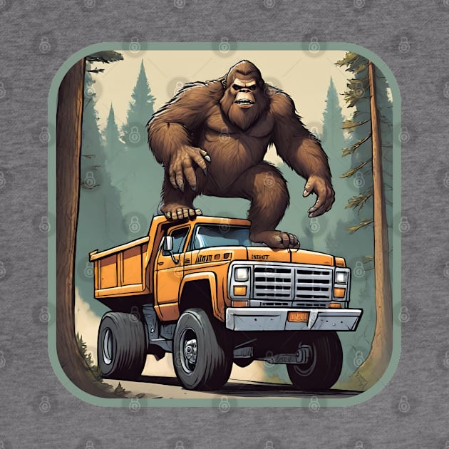 Bigfoot on a Dumptruck. by Gone Retrograde